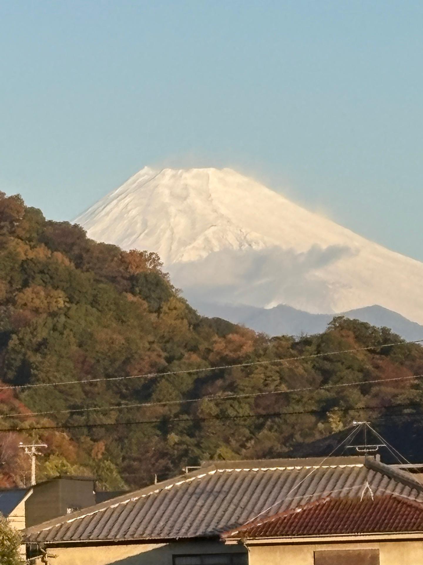 風が強く落ち葉が🍀落ちて道路にたまって車のタイヤ滑りそう😳事故とかおきなければいいなぁ？