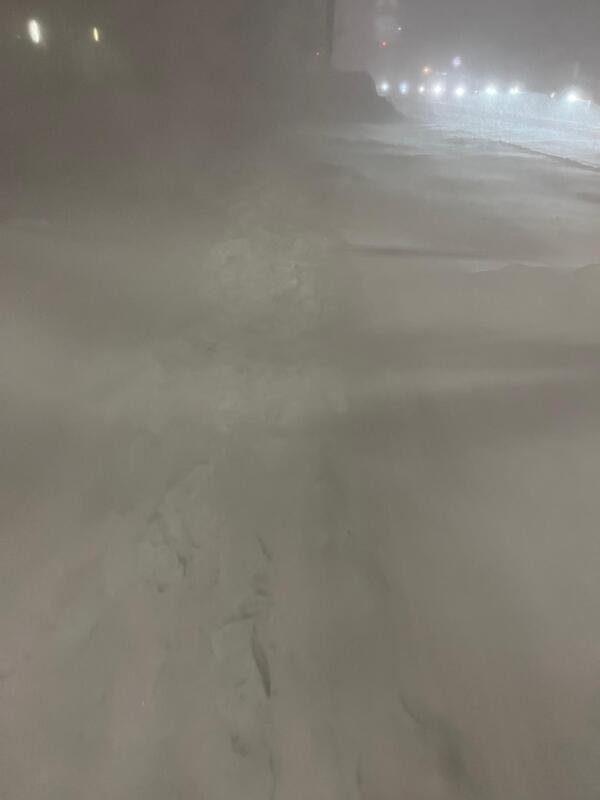 歩いてても視界不良で遭難レベル