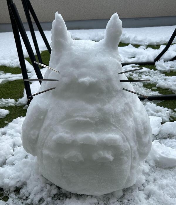 ゆきだるまつくーろー♪