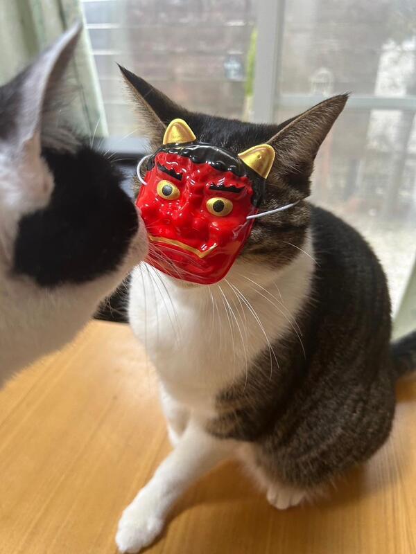 かわいい鬼が来た👹