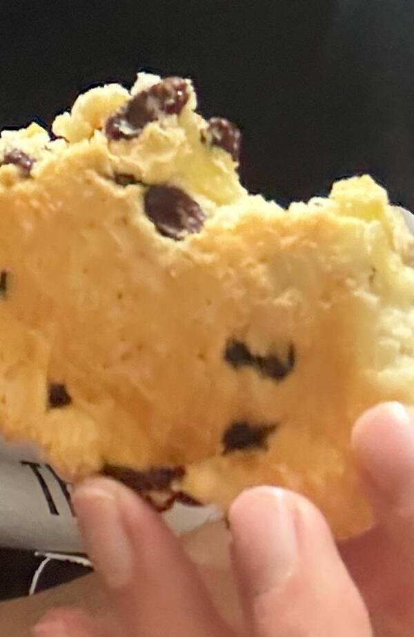 ラムレーズンスコーン作った！<br />美味しく食べてくれました