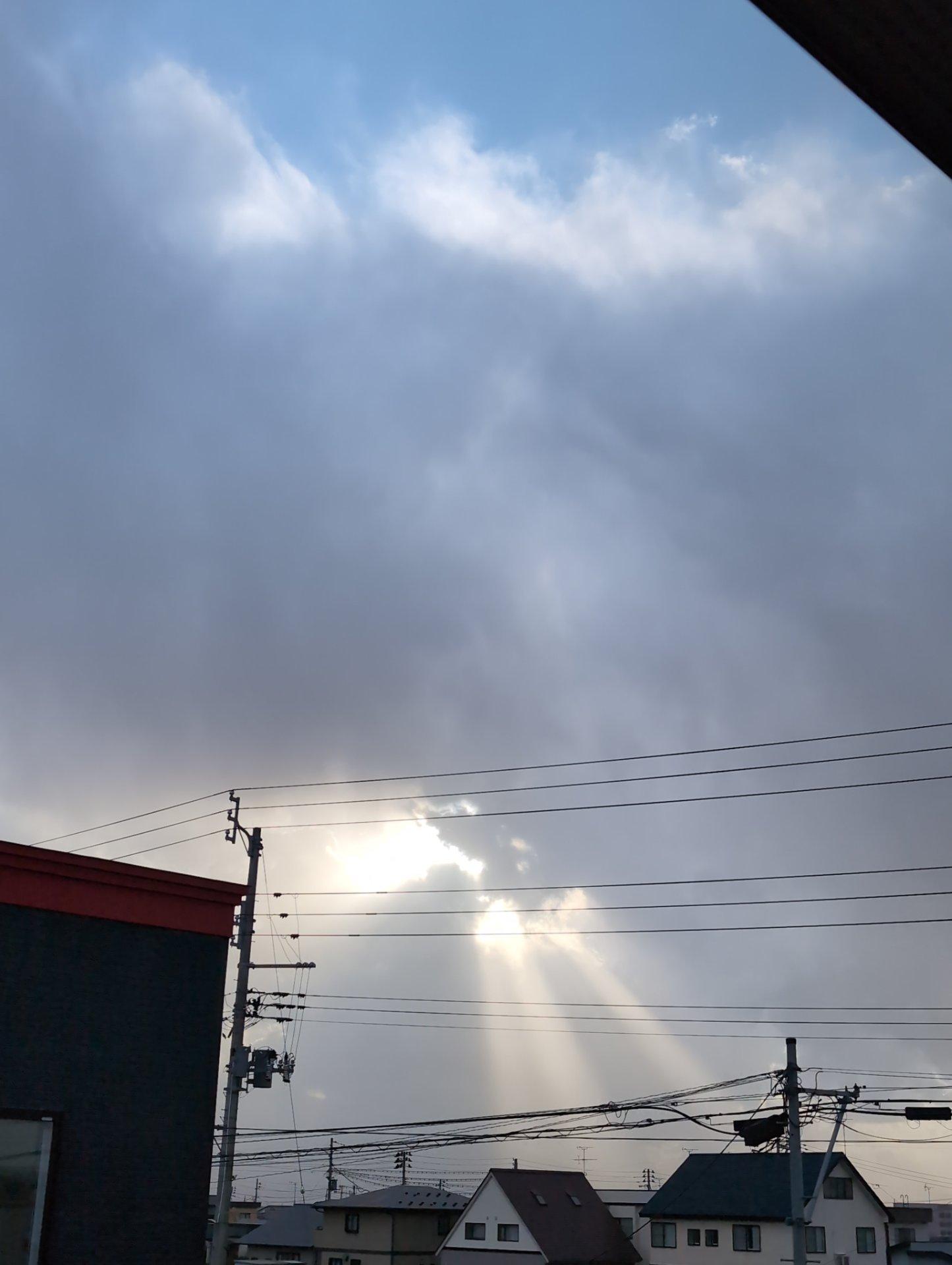 晴れたり曇ったり雨降ったり。