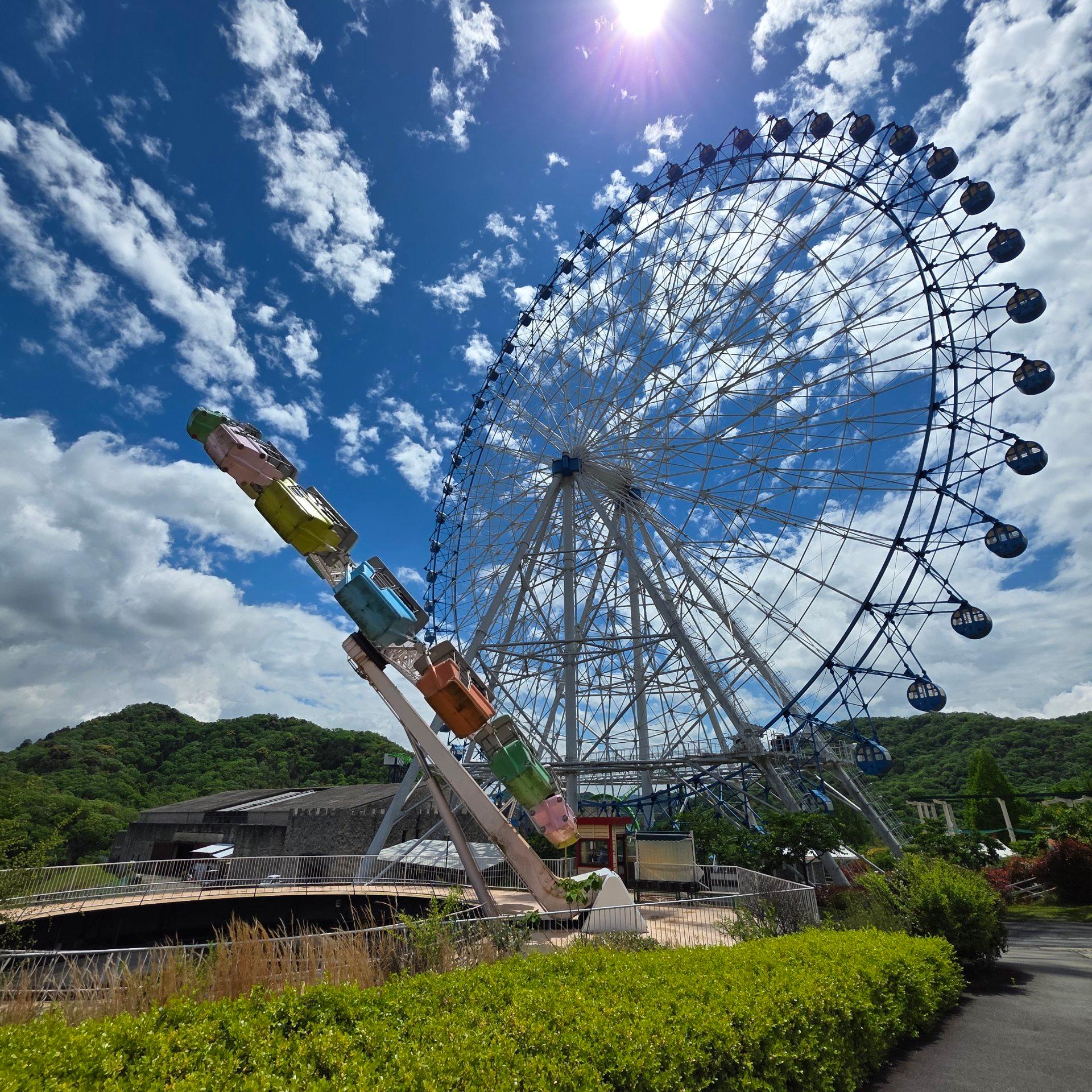 風邪強いがいい天気です。