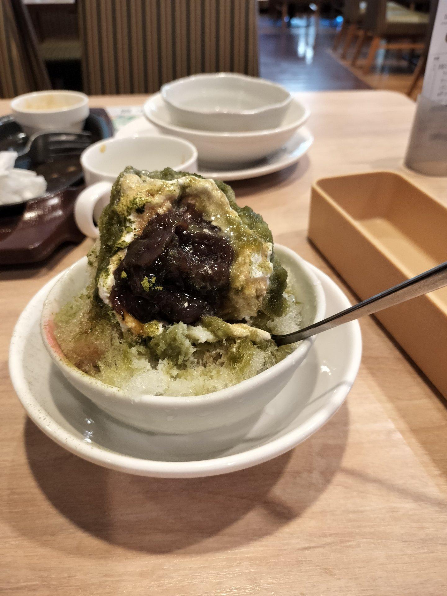 ＜夏＞食べ物「かき氷食べました。」