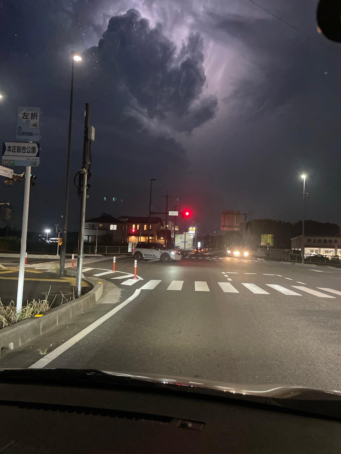 ＜いまの天気＞くもり「雷雲」